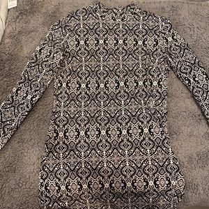 Black and white dress